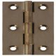 Broad Style Hinge 64x35mm Brass Pew