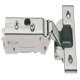 Concealed Cup Hinge 95/120° Handle-less Without Spring Click on Arm Tiomos Tipmatic Opening angle 120° screw fixing cup without soft close 45/9.5