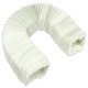 Manrose 204x60mm Flx Hose Rec PVC Wht 3m