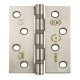 Butt Hinge 102 x 76 mm 304 Stainless Steel Phoenix Slimline Grade 13 BS EN 1935 Square corners satin stainless steel