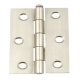 Butt Hinge Removable Pin Steel 1840 Length x width: 75 x 49 mm flap thickness 1.5 mm polished chrome