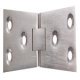 Butt Hinge Counter Flap 102 x 32 mm Brass With brass pin Satin chrome