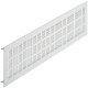 Ventilation Grille Phillips Sqr 100x1000mm Anodised Silver Fire Rated