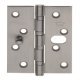 Butt Hinge Security 102 x 76 mm 304 Stainless Steel Phoenix Slimline Staggered hole pattern Square corners satin