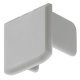 Loox5 2191 Profile SM Endcaps Plastic Silver