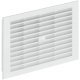 Ventilation Grille Rectangle 154x154mm Plastic White