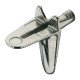Shelf Support D3mm Plug Zinc Alloy NP