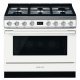 Smeg Por CPF9GPWH Range Ckr DF Wht/Stainless Steel