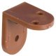 Angled Bracket Screw Fixing Plastic White