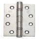 Butt Hinge Ball Bearing 102 x 76 mm Stainless Steel ANSI hole pattern Satin