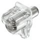 Shelf Support D5mm Plug Steel Glv/Plastic Trans