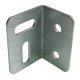 Angled Bracket with Horizontal and Vertical Slot Galvanized