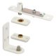 Dbl Action Pivot Set - Frame M.Steel Wht