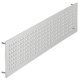 Ventilation Grille Rnd Holes 100x500mm Brushed Stainless Steel
