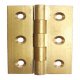 Broad Style Hinge 51x38mm Brass Self
