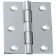 Butt Hinge Steel 1838 Length x width: 75 x 49 mm max. door weight 25 kg polished chrome