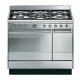 Smeg Con SUK92MX9-1 Range Ckr DF Crm/Stainless Steel