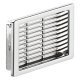Ventilation Grille Rectangle 57x57mm Plastic Chrome