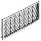 Ventilation Grille Rectangle 170x42mm Plastic Chrome