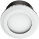 LED Downlight 12 V Ø 72 mm Rated IP20 Loox Compatible Smally Plus Natural white 4300 K White finish