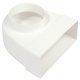 Manrose 100mm 90D Bend Female FR PVC Grey