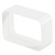 Compairflow 125 Tube Connector Plastic Wht