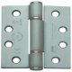 Butt Hinge 102 x 89 mm Grade 316 Stainless Steel Loadmaster ANSI hole pattern (template drilled) Radius corners polished