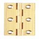 Broad Style Hinge 38x22mm Brass Self