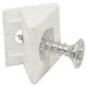 Rear Panel Connector SF Plastic Wht