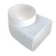 Manrose 125mm 90D Bend FR PVC Grey