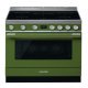 Smeg Por CPF9IPOG Range Ckr Ind Grn/Stainless Steel
