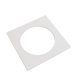 Manrose 150mm Flat Wall Plt Rnd Wht