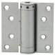 Spring Hinge Single Action 75 x 68 mm Steel Silver lacquered steel