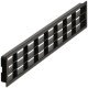 Ventilation Grille Rectangle 458x65mm Plastic Black