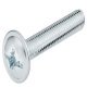 Connecting Screw, Combi Slot PZ2, M4, Zinc Plated, 20 mm