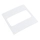 Manrose 100x54mm Flat Wall Plt Rec Wht