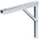 Hinged Bracket Adj 400mm 60kg/Pr Steel Glv