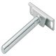 Concealed Shelf Support for Installation into Woodwork or Masonry Walls For concealed mounting of shelves With screw mounting plate for min. shelf thickness: 24 mm galvanized