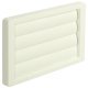 Manrose 100mm Grav Flap Wall Grille Wht