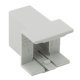 NPS Divider Rail Clip for Rect Rail Silver
