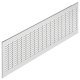 Ventilation Grille Rectangle 480x80mm Anodised Silver Fire Rated