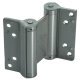 Spring Hinge Double Action 100 x 75 mm Steel Silver lacquered