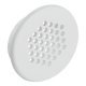 Vent Trim Rectangle D48mm Perforated Plastic White
