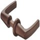 Door Handle Set for Sprung Rim Lock With 7 mm square spindle