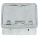 Cable Outlet Rect 98x242mm Plastic Beige