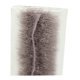 Intumescent Strip with Brush Seal Depth 4 mm FD30 rating length 1050 mm width x depth: 15 x 4 mm white