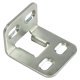 Security Shoot Bolt Keep - Corner Steel Bright Zinc Plated