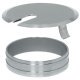 Cable Outlet 2prt D60x22mm Stainless Steel Fine Grd