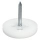 Pin Type Glide White Plastic Glide Ø 16 mm