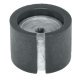 Cone D80mm w M10 Int Thr Plastic D.Grey/BZA